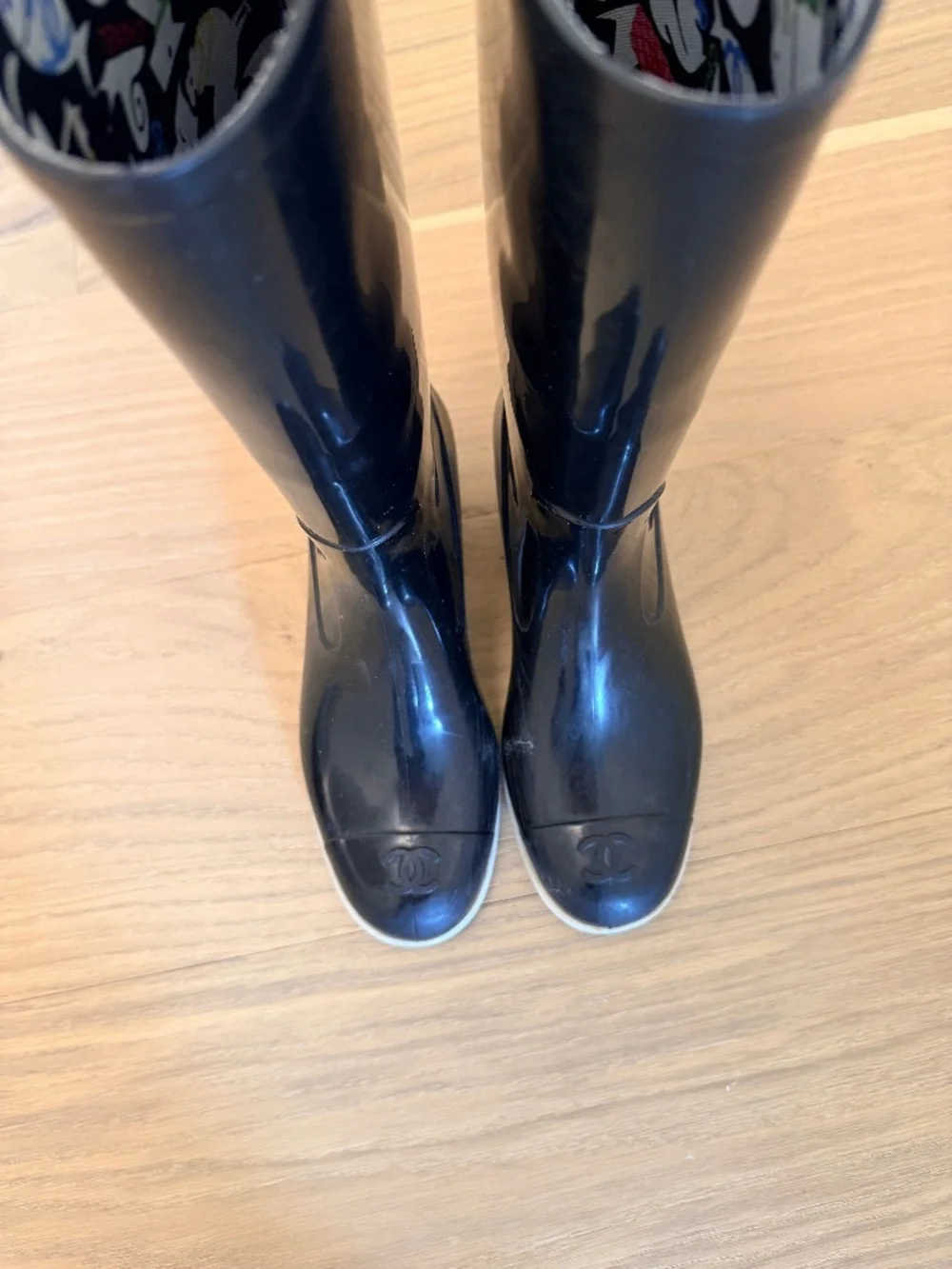 Chanel Rainboots - Picture 1 of 3